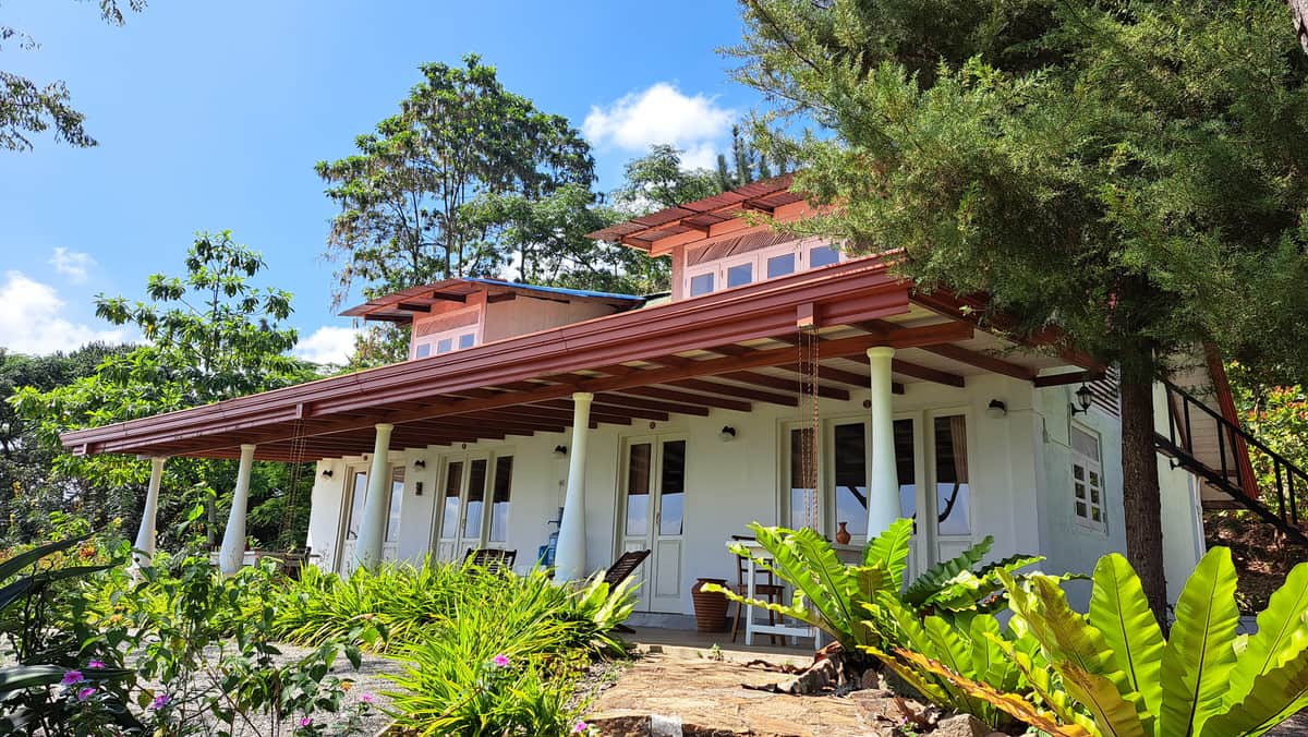 The main building, which sleeps most of a visiting group